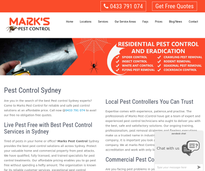 Marks Pest Control Sydney