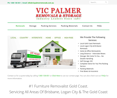 Vic Palmer Removals and Storage