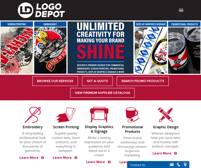 Logo Depot - Embroidery, Screen Printing, Promotional Products, Display Graphics/Signage and Banners