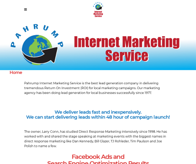 Pahrump Internet Marketing Service