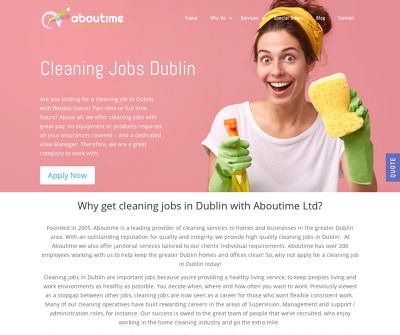 Cleaning Jobs Dublin