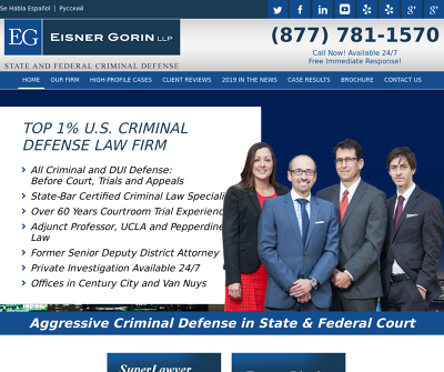 Eisner Gorin LLP - Los Angeles Criminal Lawyer