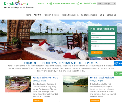 1 Kerala Local Tour Operator in Cochin.Kerala Seasons ...