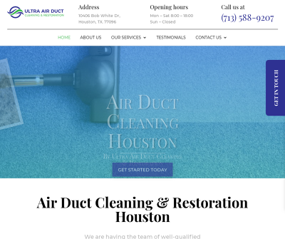 Ultra Air Duct Cleaning & Restoration Houston TX