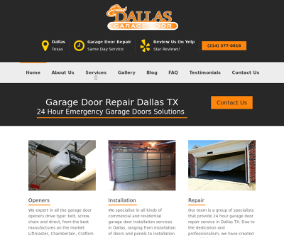 M.G.A Garage Door Repair Dallas TX