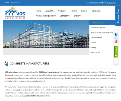 CGI Sheets Manufacturers in India