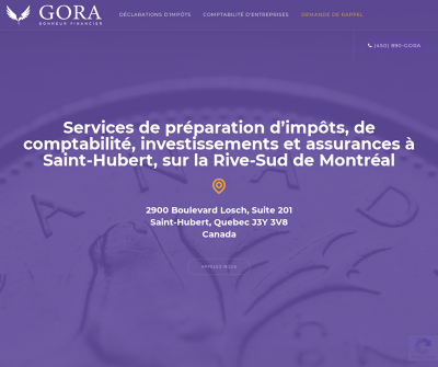 GORA Comptabilité CPA Inc. - Préparation d'impôts