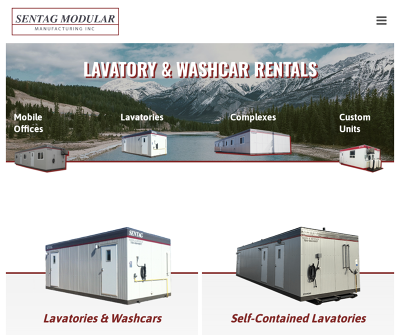 Calgary Washcar Rental | Sentag Modular Manufacturing