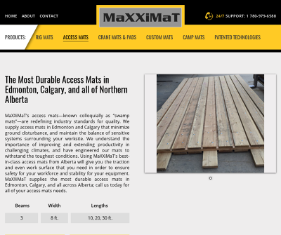 Access Mats in Edmonton & Calgary | Maxximat