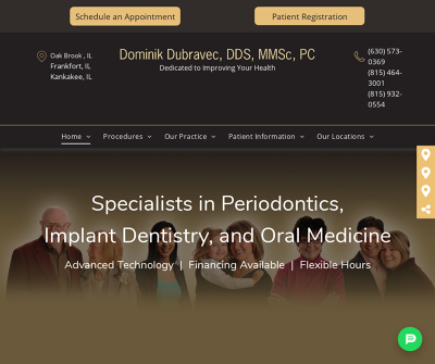 Dominik Dubravec, DDS, MMSC, PC