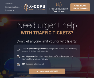 X-COPS - Traffic Ticket Fighters