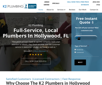 Plumbing Company Hollywood FL