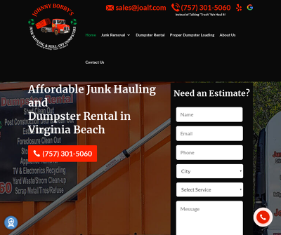 Johnny Bobby’s Junk Hauling & Roll-Off Dumpsters