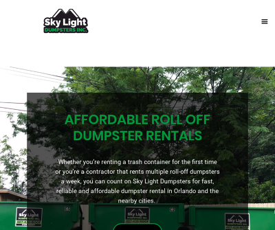 Sky Light Dumpsters