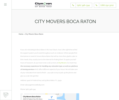 City Movers Boca Raton