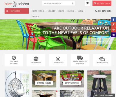 Bare Outdoors - Outdoor Furniture Melbourne