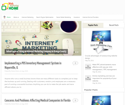 Web marketing home