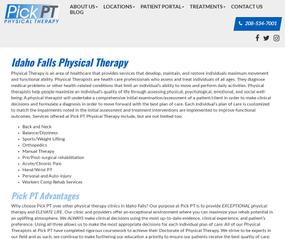 Pick PT Physical Therapy - Idaho Falls