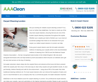 Carpet Cleaning London