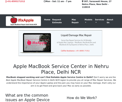 Professional Apple MacBook Repair Centre in Delhi