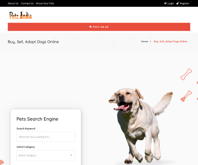 Buy, Sell, Adopt Dogs Online