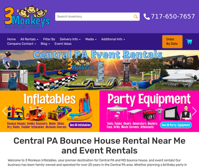 Bounce House, Inflatable & Party Rentals York, Lancaster, Harrisburg, Hershey & more!