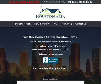 Houston Area Home Cash Buyers