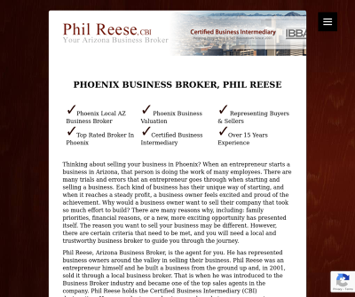 Phil Reese, Arizona Business Broker