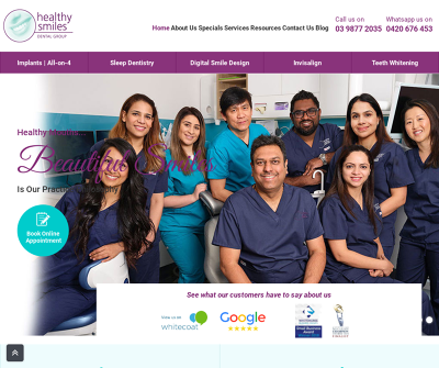 Healthy Smiles Dental Group | Cosmetic Dentist Blackburn