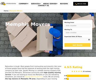 Spyder Moving and Storage Memphis