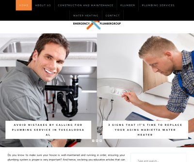 Emergency Plumber Group | Blog Site for Construction & Maintenance, Water Heating, Plumbing