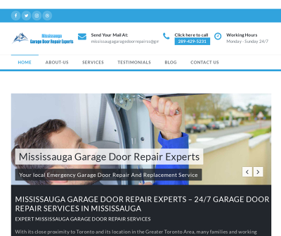 Mississauga Garage Door Repair Experts