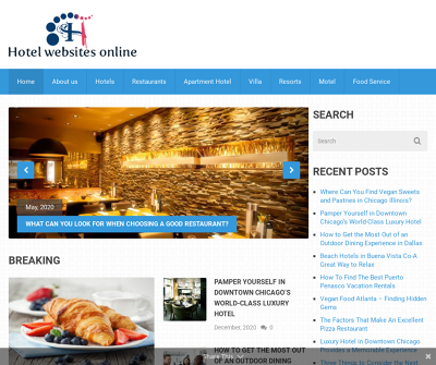 Hotel websites online