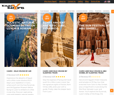 Enjoy Egypt Tours | Tour Packages, Nile Cruises, Day Tours