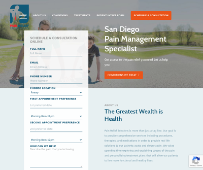 Pain Relief Solutions - Pain Management Clinic San Diego, CA