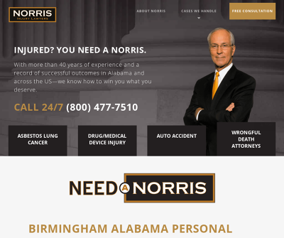 Norris Injury Lawyers, Birmingham Personal Injury Lawyers