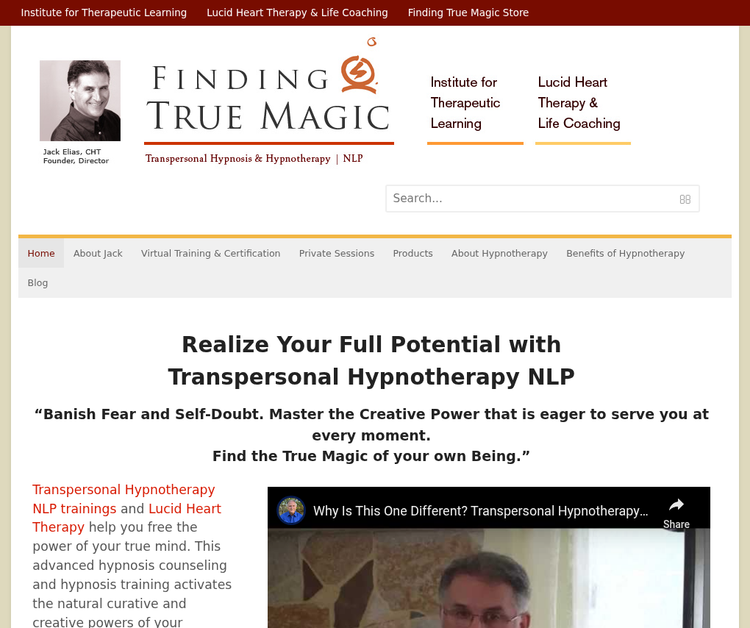 Finding True Magic: Transpersonal Hypnotherapy/NLP