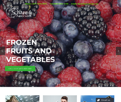 Schare & Associates, Inc. - Frozen Fruits, Concentrates, Vegetables, Flavors and Bases