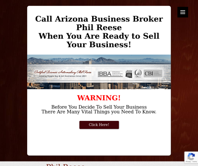 Phil Reese, Phoenix Business Broker | Helping People Buy & Sell Businesses