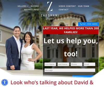 David & Toni Zarghami | Zarghami Group | Keller Williams Classic