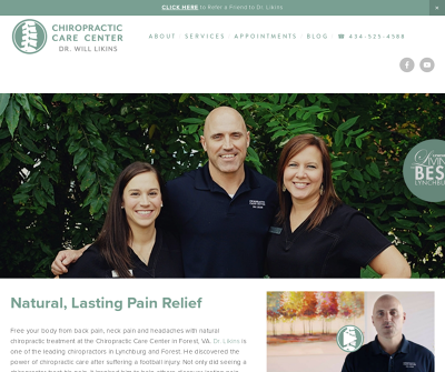 Chiropractic Care Center | Dr. Will Likins, Lynchburg