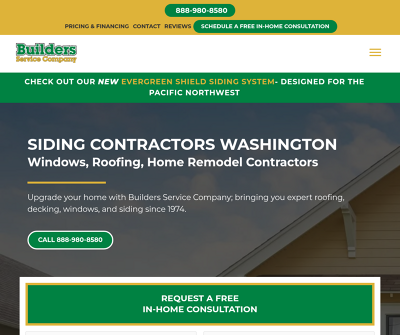 Builders Service Company | Siding, Windows, Roofing Contractor Seattle