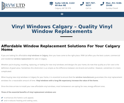 vinyl windows calgary