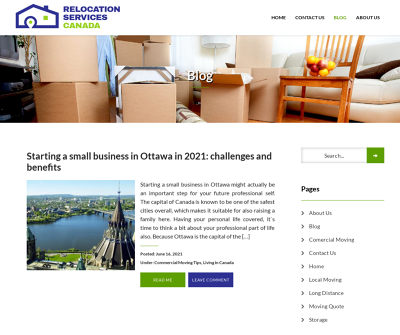 Relocation Service Canada - Best solution for your relocation 