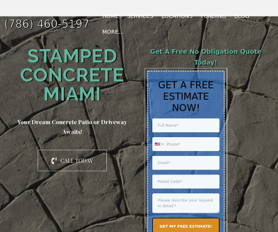 Stamped Concrete Miami