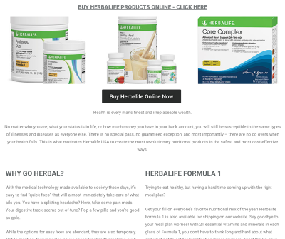 Buy Herbalife Online