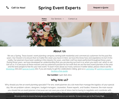 Spring Event Experts