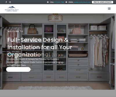 Mountain Sky Closets & Garages