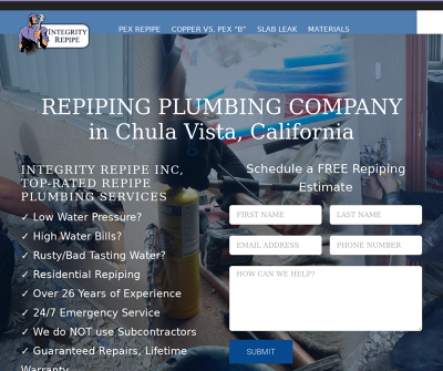 Chula Vista Repiping