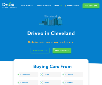 Sell Your Car with Driveo in Cleveland